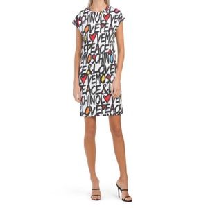 Love Moschino Printed Logo Dress